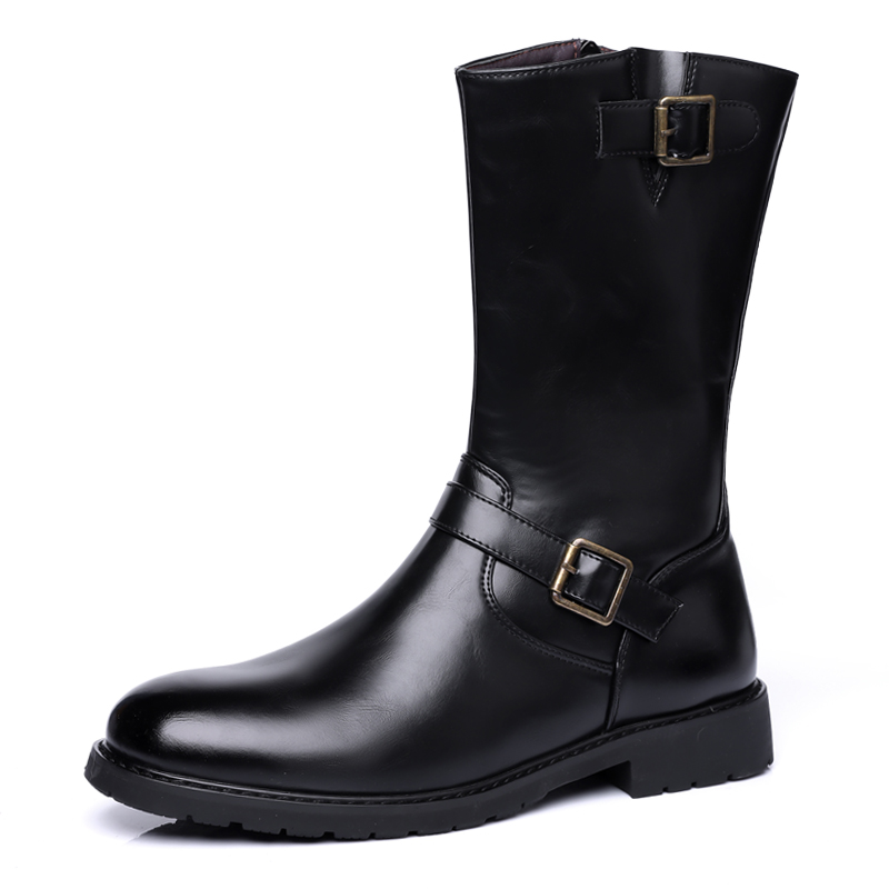 Men Shoes Brands - Men's Fashion High-Top Boot Stage Knigth