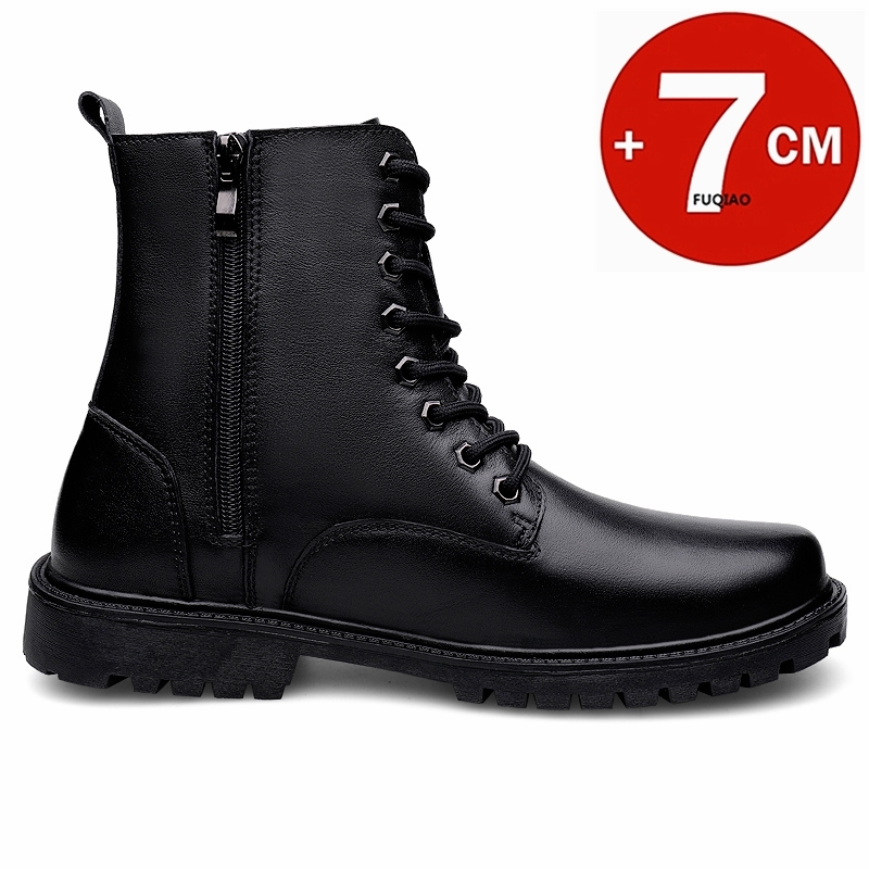 Men's Genuine Leather Elevator - Men'S Shoes To Increase Height ulasan dan harga