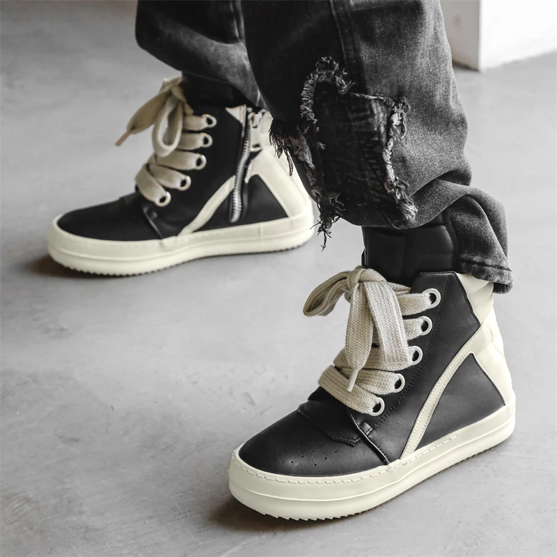 Men Casual Luxury Sneakers Str - Men'S Shoes To Increase Height ulasan dan harga