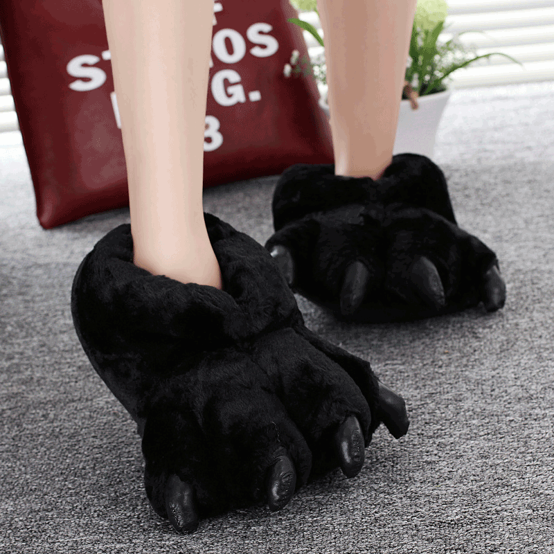 Size 35-43 Black Animal Paw Sh - Men Shoes For Winter ulasan dan harga