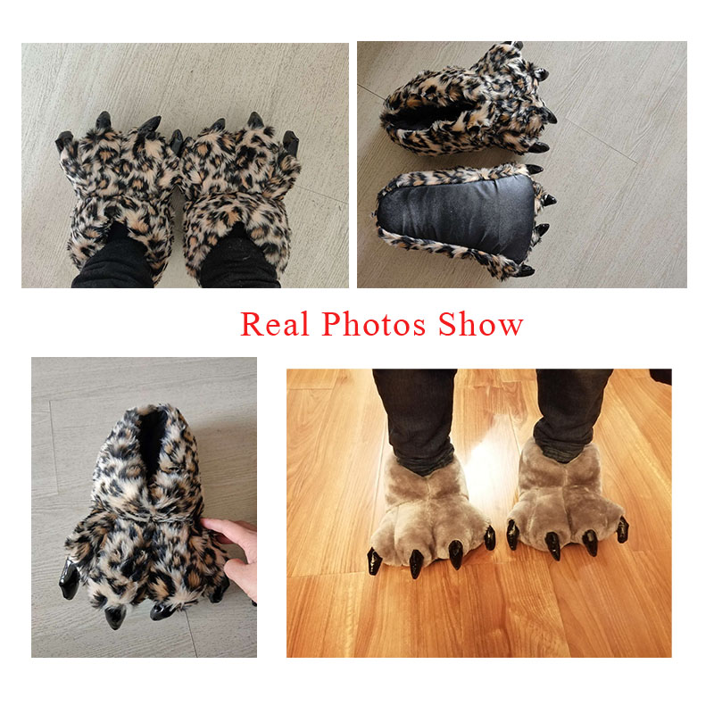 Size 35-43 Black Animal Paw Sh - Men Shoes For Winter ulasan dan harga