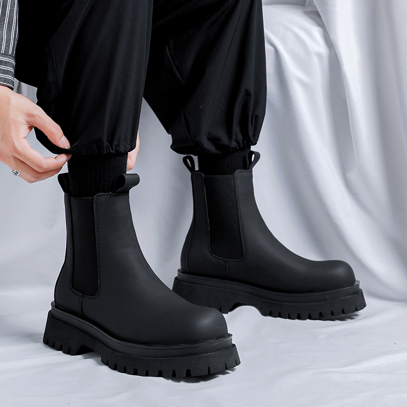 2026 Platform Black High Top B - Men Shoes Brands ulasan dan harga